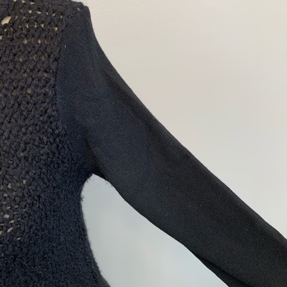Club Monaco Brittney Textured Sweater Black - Picture 3 of 10